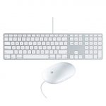 Apple Wired Keyboard Slim + Mouse