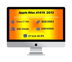 Apple iMac A1419 27" 2K 2013 | i7-RAM 8GB-SSD 256GB-VGA 2GB