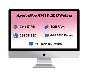 Apple iMac A1418 21.5 inch 4k 2017 | i7-RAM 8GB-SSD 256GB-VGA 4GB