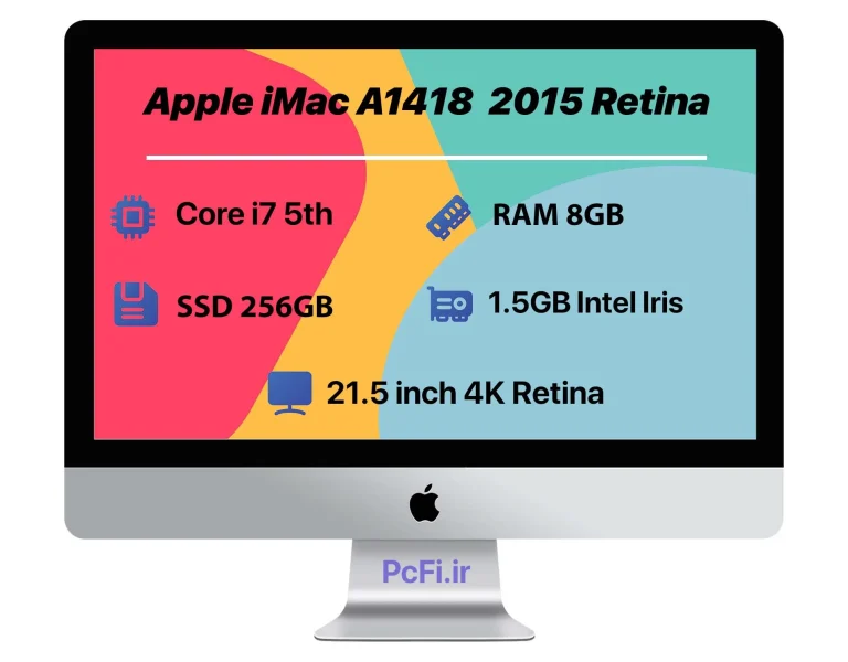 Apple iMac A1418 21.5 inch 4k 2015 | i7-RAM 8GB-SSD 256GB