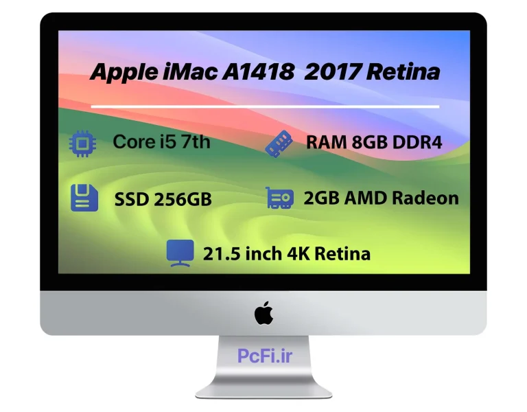 Apple iMac A1418 21.5 inch 4K 2017 | i5-RAM 8GB-SSD 256GB-VGA 2GB