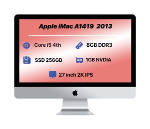 Apple iMac A1419 27" 2K 2013 | i5-RAM 8GB-SSD 256GB-VGA 1GB