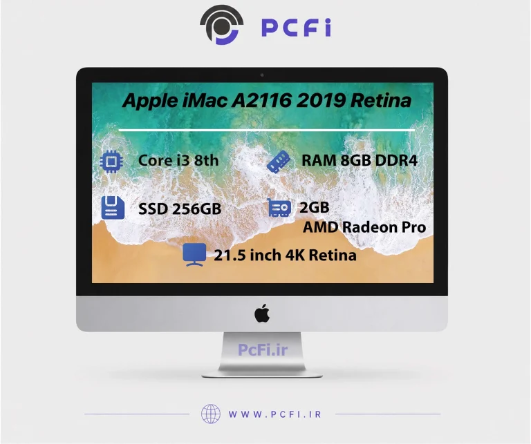 Apple iMac A2116 21.5 inch 4K 2019 | i3-RAM 8GB-SSD 256GB-VGA 2GB