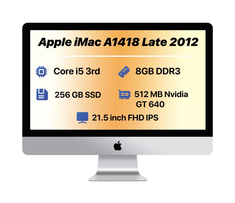 Apple iMac A1418 2012 i5-RAM 8GB-SSD 256GB