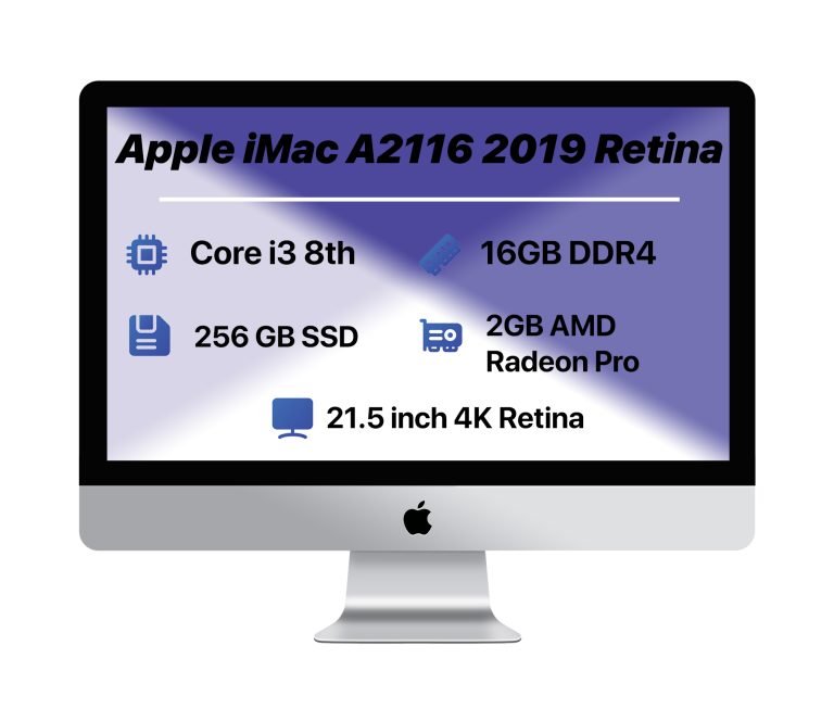 Apple iMac 2019 i3 | Ram 16-SSD 256 4K ای مک 22 اینچ