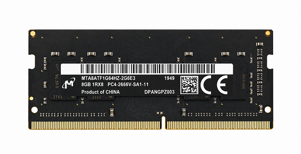 رم لپتاپ 8 گیگابایت DDR4 میکرون فرکانس 2666 مگاهرتز
