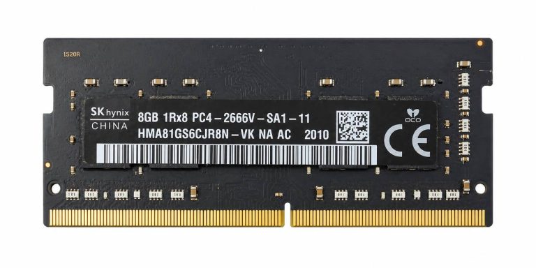 رم لپتاپ 8 گیگابایت DDR4 هاینیکس فرکانس 2666 مگاهرتز
